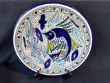 Lot Of 6 La Souk Style Ceramic Fish Dishes