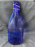 Melted Glass Flattened Wine Bottle Tray