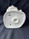 Lladro "Girl with Flowers"# 1088 Girl w/ Flower Basket & Dog Figurine *Read Description*