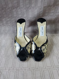 Pair of Jimmy Choo Snakeskin Heels—Women's Size 6.5