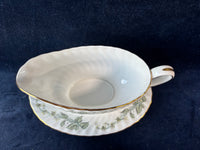 Minton Greenwich Gravy Boat With Attached Underplate