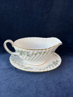 Minton Greenwich Gravy Boat With Attached Underplate