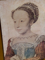 Portrait/Print of French Queen, Marguerite de Valois