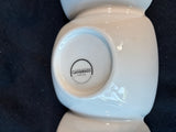Godinger Gatherings 3-Compartment Ceramic Condiment Server