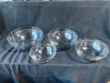Set Of 4 Anchor Hocking Nesting Mixing Bowls