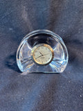 Lenox Clear Glass Small Clock, Works