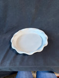 Crate & Barrel Ceramic Ruffled Edge Baking Dish