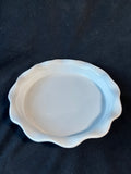 Crate & Barrel Ceramic Ruffled Edge Baking Dish