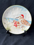 Set Of 4 Pier 1 Sandpipers On Beach Christmas Plates (2 Sets Available, Priced Individually)