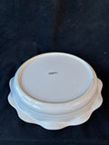 Crate & Barrel Ceramic Ruffled Edge Baking Dish