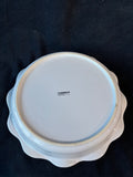 Crate & Barrel Ceramic Ruffled Edge Baking Dish