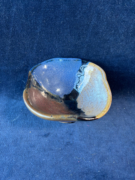 Decorative Pottery Bowl Signed