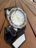 Casio AD-520 “Smiley” Classic Dive Watch. All functions work! Brand new sapphire glass crystal - no scratches!