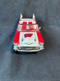 The Danbury Mint Diecast Wisconsin Badgers Team 1957 Chevy