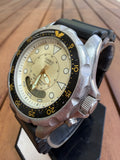 Casio AD-520 “Smiley” Classic Dive Watch. All functions work! Brand new sapphire glass crystal - no scratches!