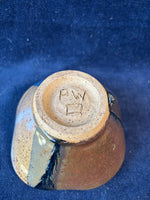 Decorative Pottery Bowl Signed