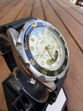 Casio AD-520 “Smiley” Classic Dive Watch. All functions work! Brand new sapphire glass crystal - no scratches!