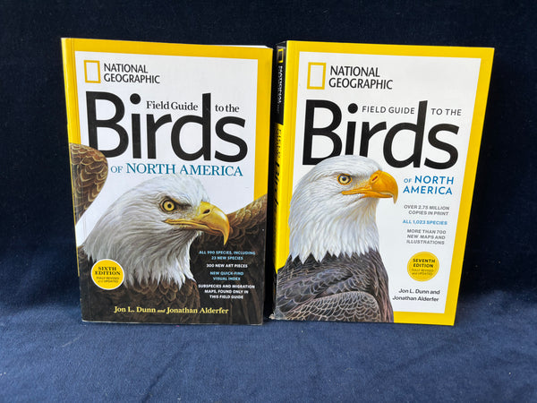 National Geographic Field Guide To Birds, Sixth Edition And Seventh Edition