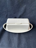 Butterie Flip-Top Butter Dish Taupe Plastic Storage Container