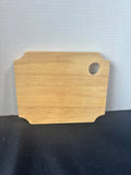 Wood Cheese Board Monogrammed G