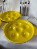 Rubel L'Escargot Service For 4 Ceramic Dishes & Accessories W/ Box
