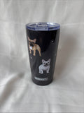 Serengeti Gray French Bulldog Tumbler