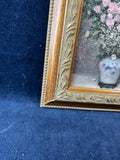 Pair Of Textured Floral Prints By Marcel Dyf