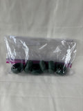 Set Of 6 Green Wooden Napkin Rings