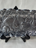 Arthur Court Tray Bunnies Rectangular Platter