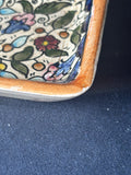 Floral Pottery Trinket Dish *Read Description*