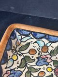 Floral Pottery Trinket Dish *Read Description*