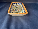 Floral Pottery Trinket Dish *Read Description*