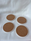 Set Of 4 Ceramic Fruit Coasters W/ Holder *Read Description*