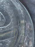 Coca-Cola Logo Clear Glass Round Serving Tray