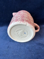 Roseville Rose Spongeware Pottery Pitcher Workshop Of Gerald Henn