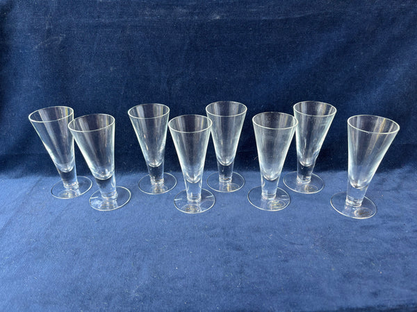 Set Of 8 Colonial Williamsburg Shrub Glasses