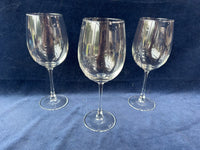 Set Of 3 Large Wine Glasses