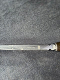 ArTek Faux Fake Ivory Tooth Scrimshaw Letter Opener England *Read Description*