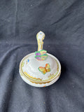 Herend Queen Victoria Patty Pan with Butterfly Knob *Read Description*