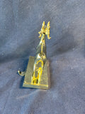 Set Of 4 Brass Reindeer Christmas Stocking Holders *Read Description*