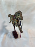Hand-Painted Horse On Stand Figurine