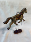 Hand-Painted Horse On Stand Figurine