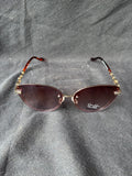 Jessica Simpson Oversized Cat Eye Sunglasses J5893-GLDTS *Read Description*