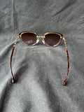 Jessica Simpson Oversized Cat Eye Sunglasses J5893-GLDTS *Read Description*