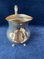 FB Rogers Silver Co Footed Lipped Water Pitcher with Ice Catcher