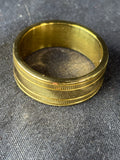 Virginia Metalcrafters Solid Brass Napkin Rings Set Of 4 (A)