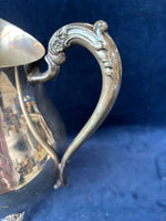 FB Rogers Silver Co Footed Lipped Water Pitcher with Ice Catcher