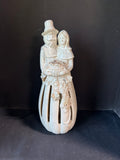 Ceramic Thanksgiving Couple Figurine, Untested