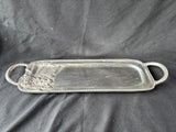 Grape Embossed Metal Serving Tray