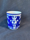 Set Of 5 Bombay Asian Garden Blue And White Chinoiserie Mugs *Read Description*